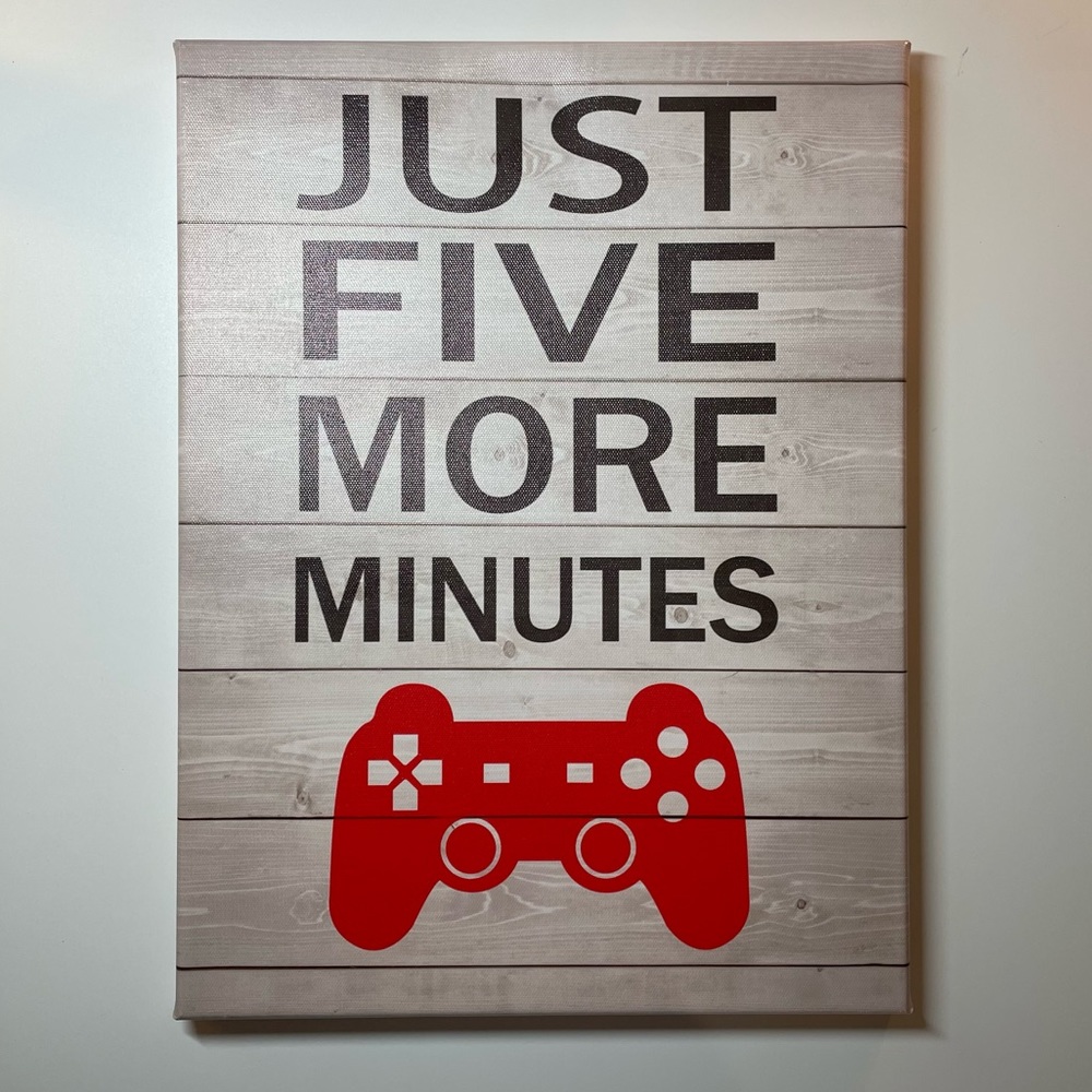 Set of 3 Canvas Prints Gamer Controller Art Work Wall Decor Gaming